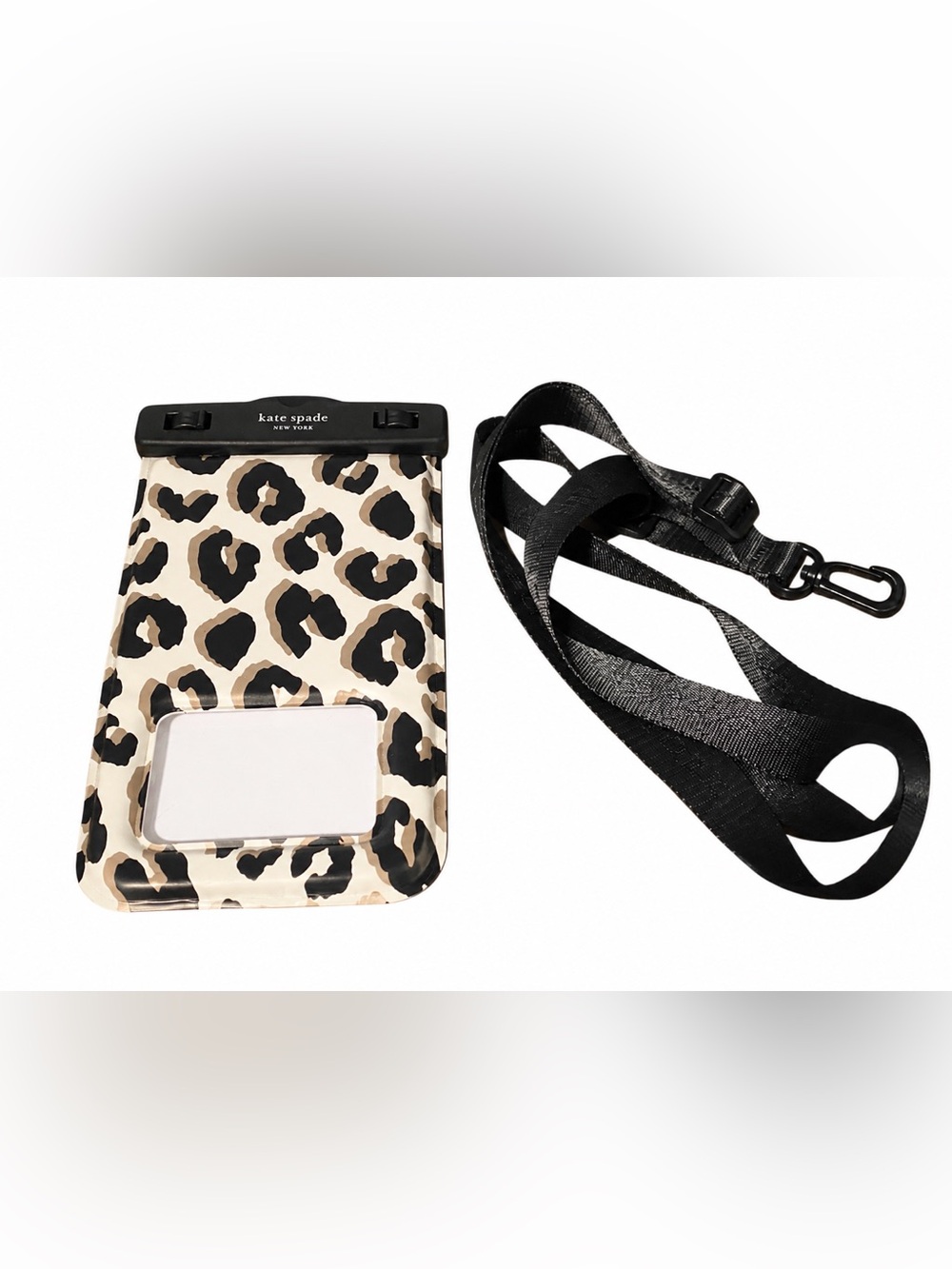 Kate Spade Leopard Print Waterproof Phone Pouch